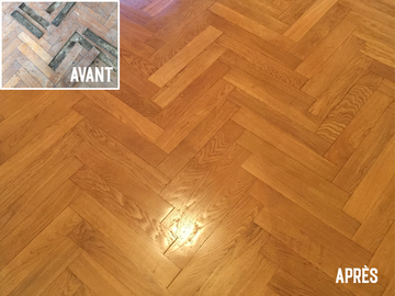 POUR UN PARQUET TOUT NEUF ! POUR UN PARQUET TOUT NEUF !